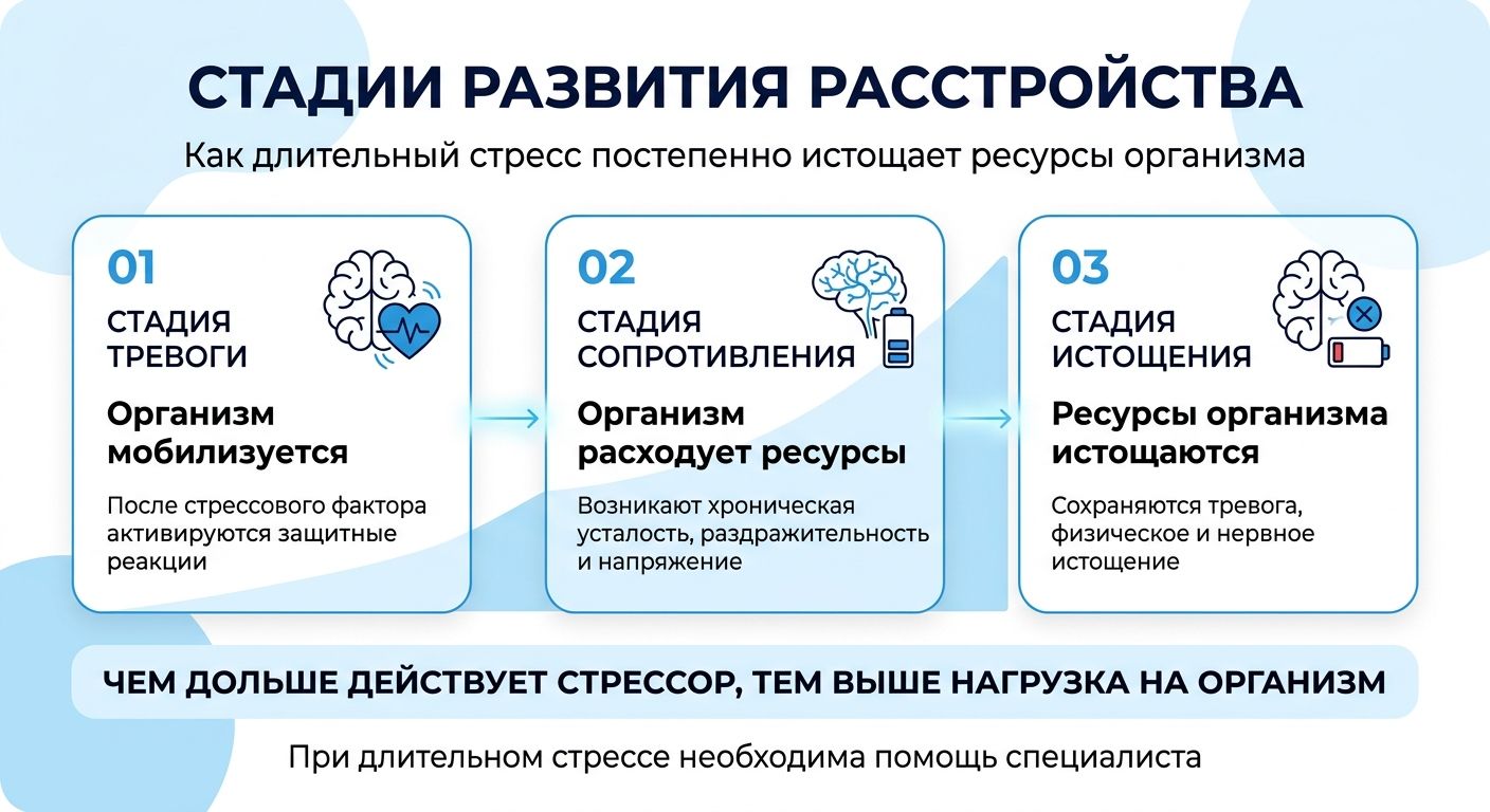 Лечение стресса в Славгороде инфографика